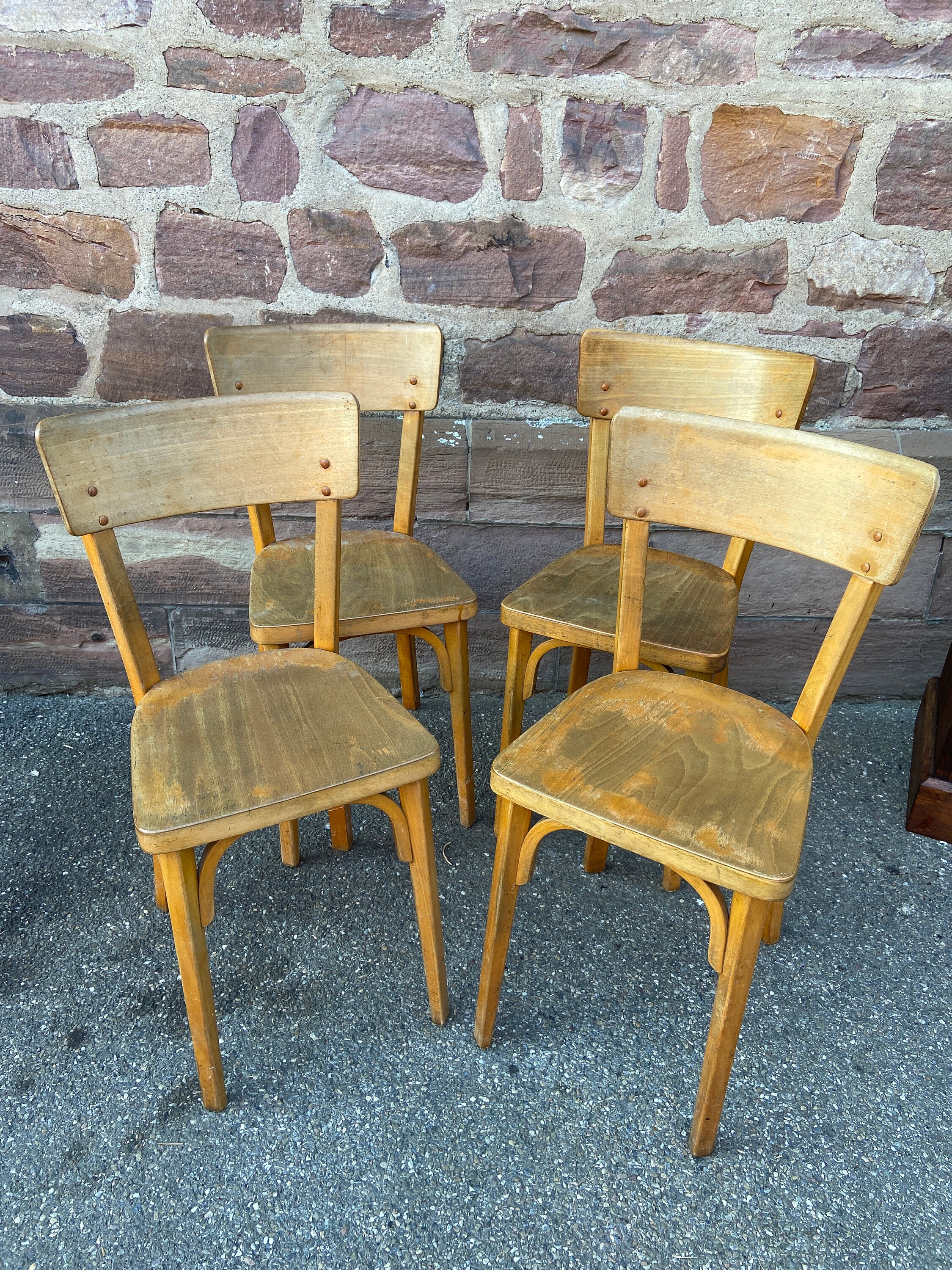 Réf 288 Suite De 4 Chaises