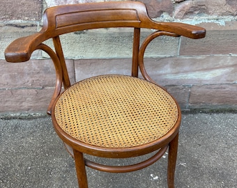 ref 5869 Viennese curved wood armchair FISCHEL circa 1920 Bentwood Armchair desk