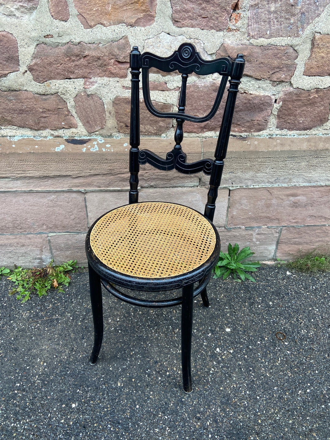 Viennese Bistro Chair Fischel Late Bentwood Etsy