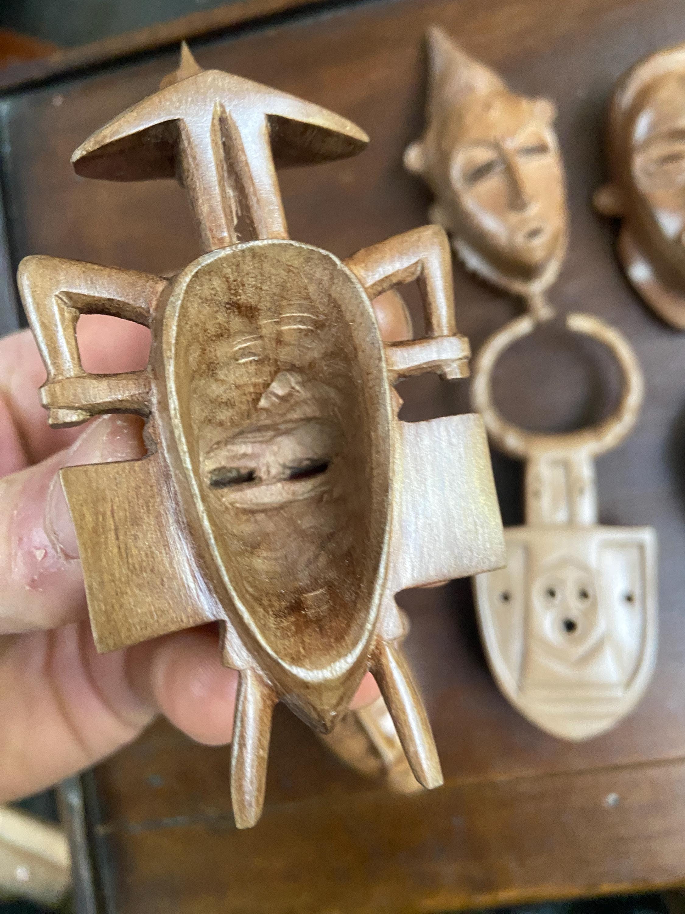 Lot of African Miniature Totemic Masks Senoufo Africa Mini Mask - Etsy