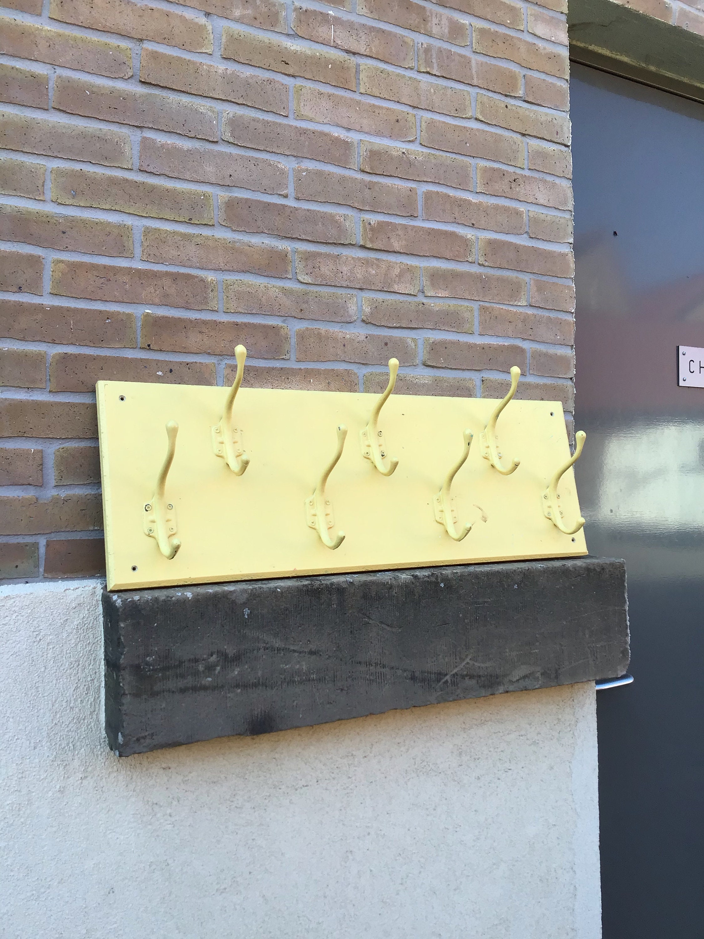 Porte Manteau Mural Patères Administratif Atelier Loft Industriel French Coat Rack Wall Bohême