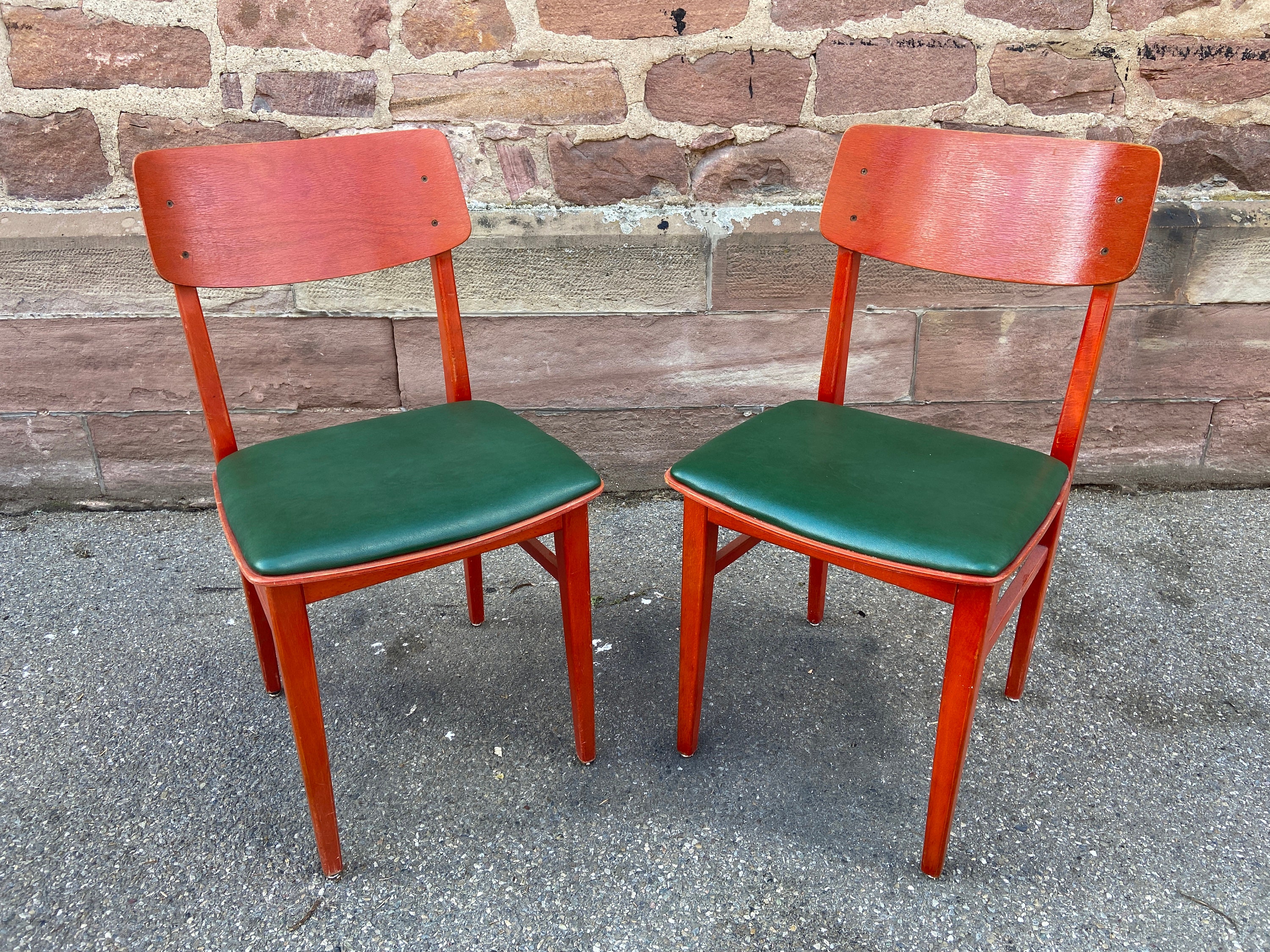 Paire De Chaises Vintage
