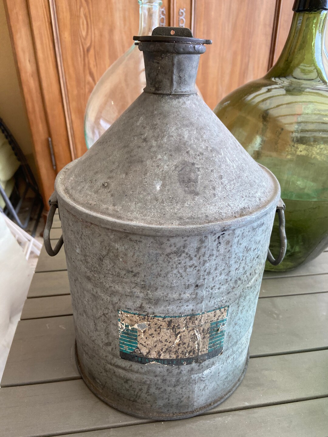 Bidon Ancien En Zinc Galvanis 1950 Etsy bidon-ancien-en-zinc-galvanis-1950-etsy