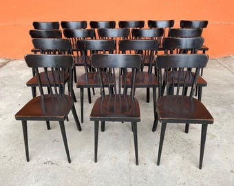 Set of 6 Vintage Thonet No 13 Bentwood Chairs With Armrests - Etsy