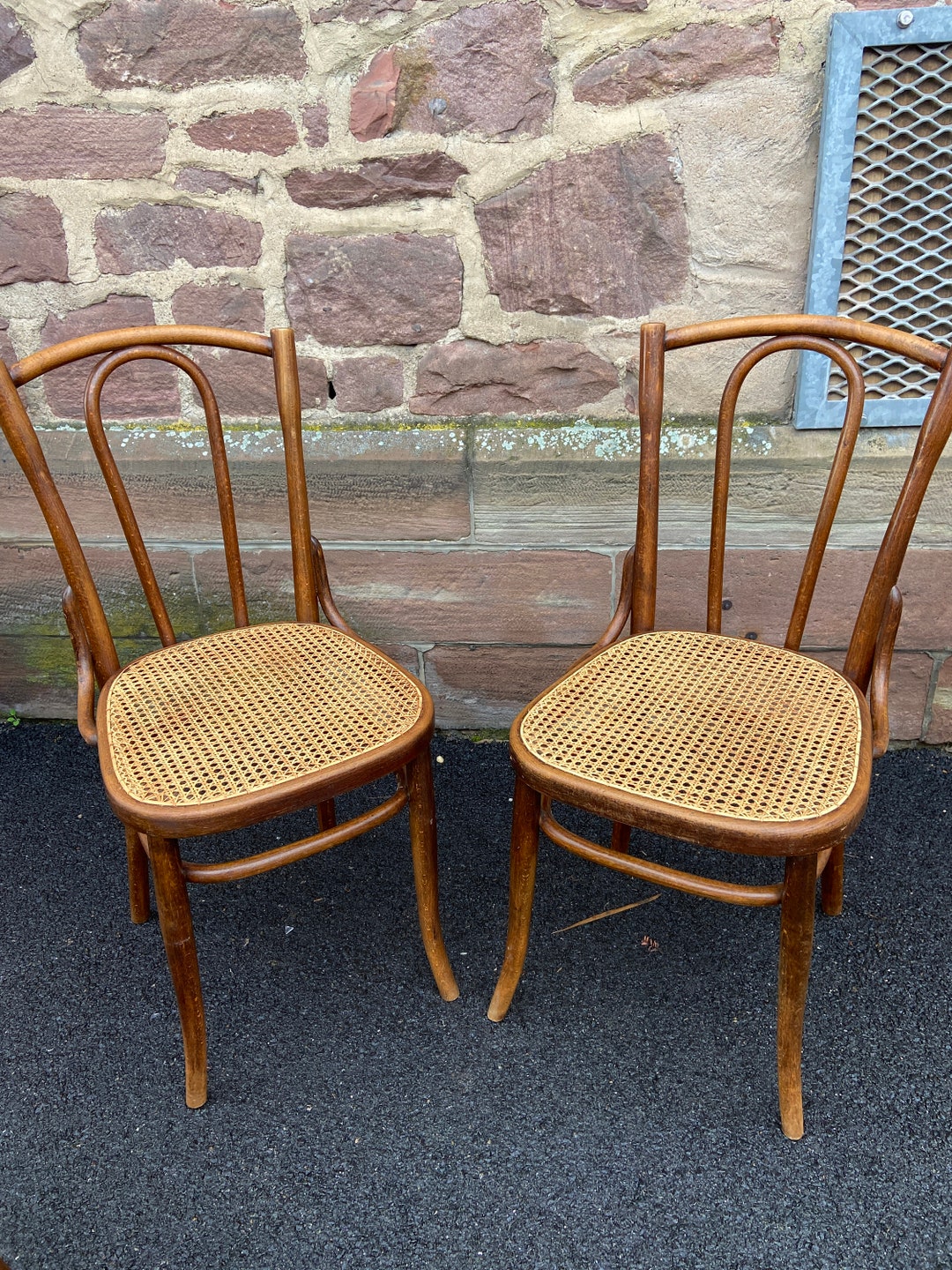 Ref 365 2 Bentwood Bistro Chairs Fischel Thonet Nr 56 Bugholzstuhl