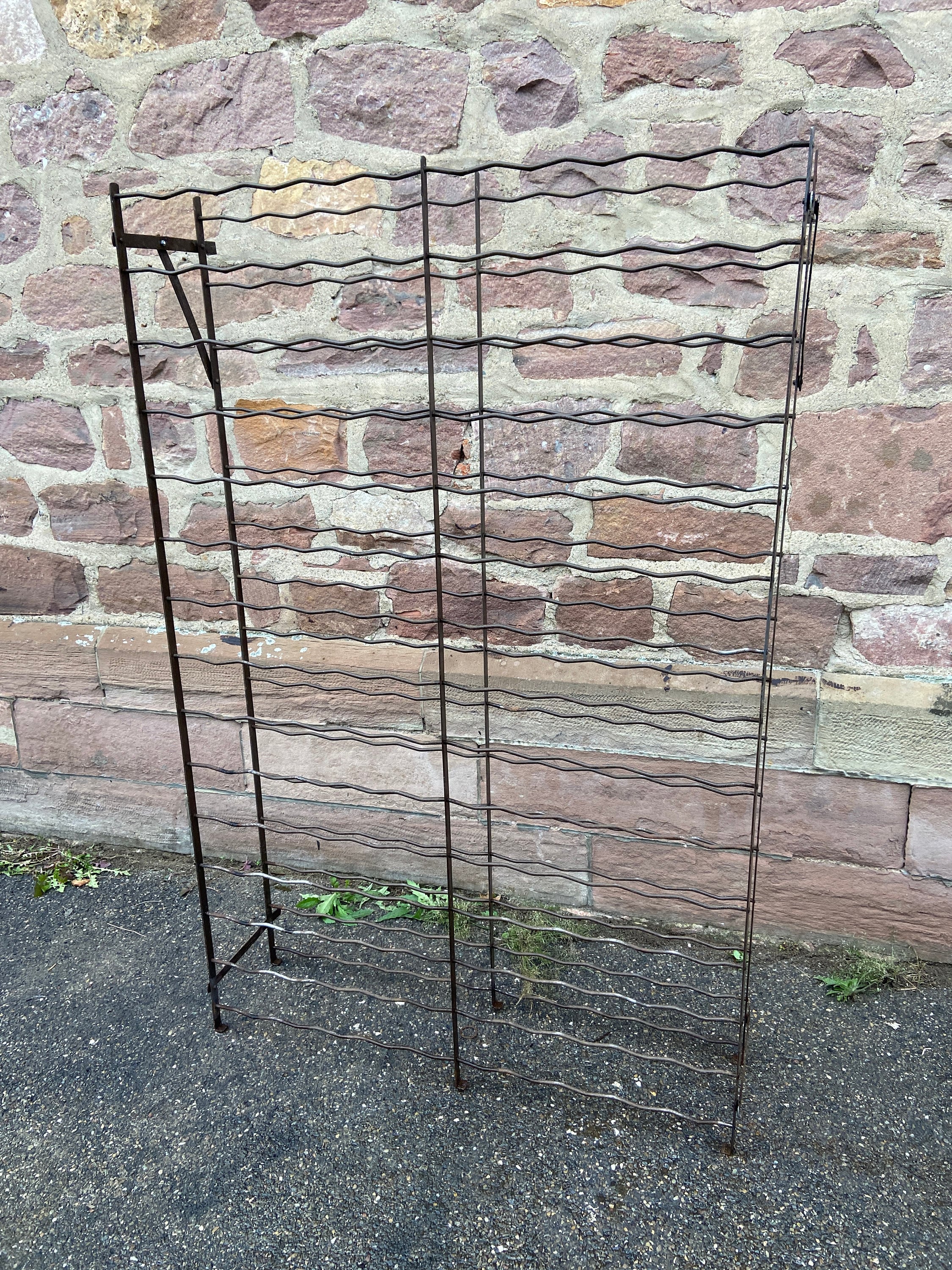 French Wine Cellar Rigidex 150 Bottles Rack Vintage 1950s Grande