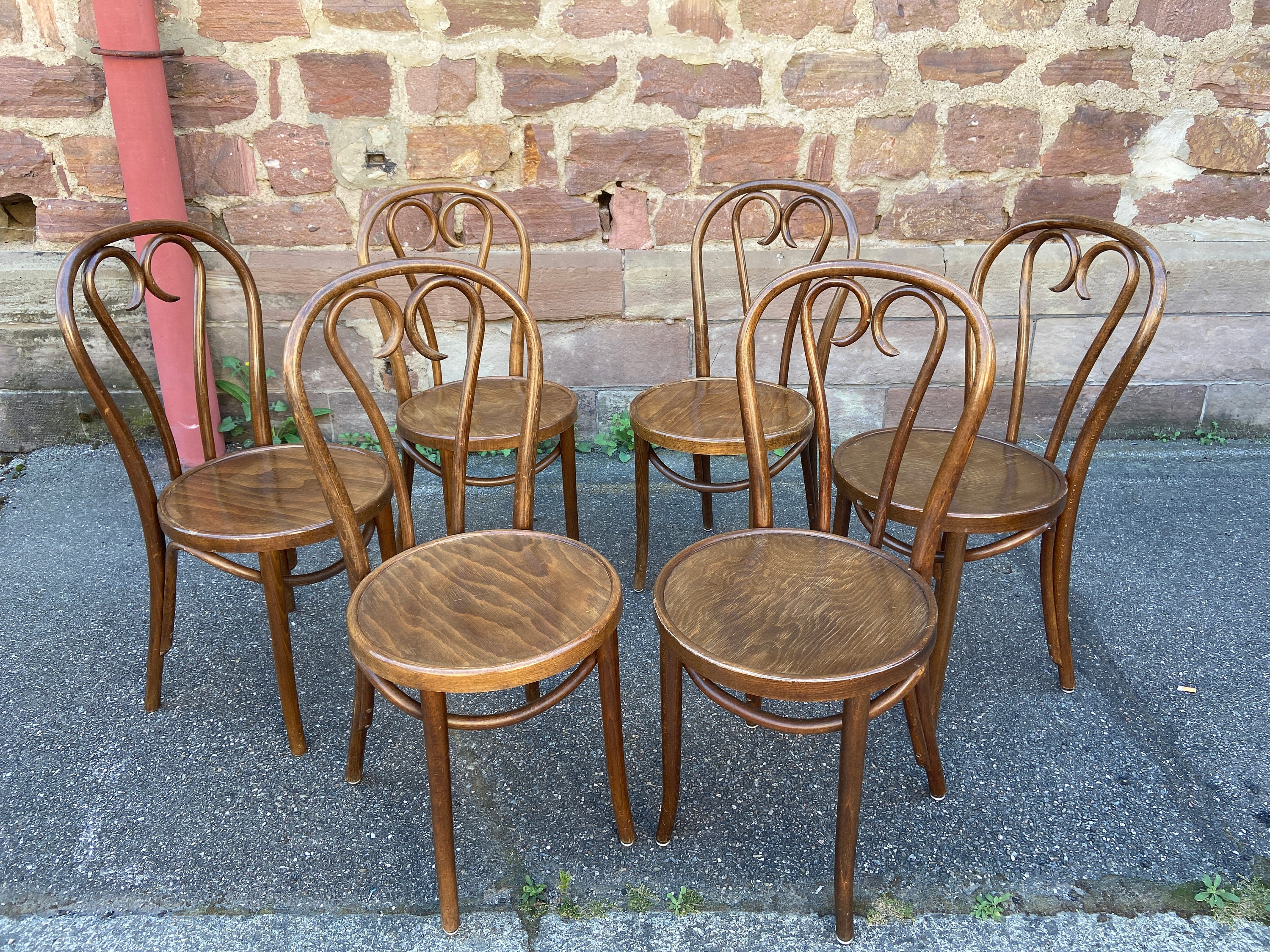 Réf 436 Lot De 6 Chaises