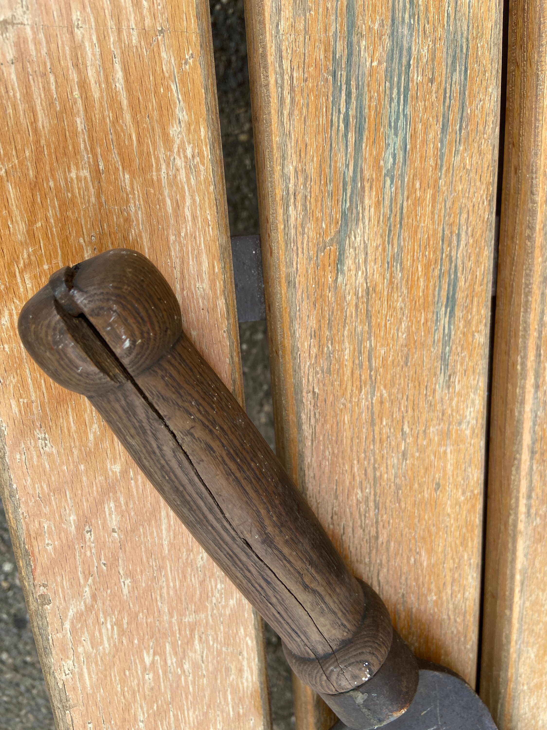 Ancien Hachoir Couperet De Boucher N°2 - Ustensile De Cuisine En Acier Vintage