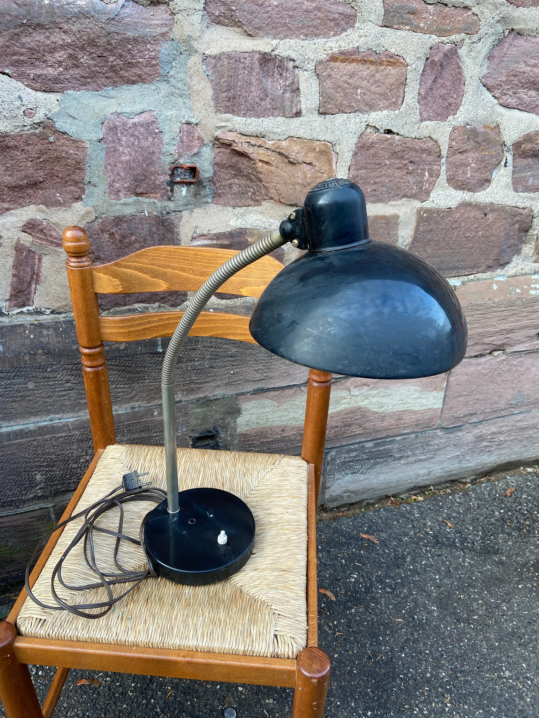 Lampe de Table Vintage 6556 Par Christian Dell Pour Kaiser Idell