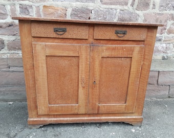 Enfilade abeto Alsacia casa francesa casa buffet cocina aparador 1920s