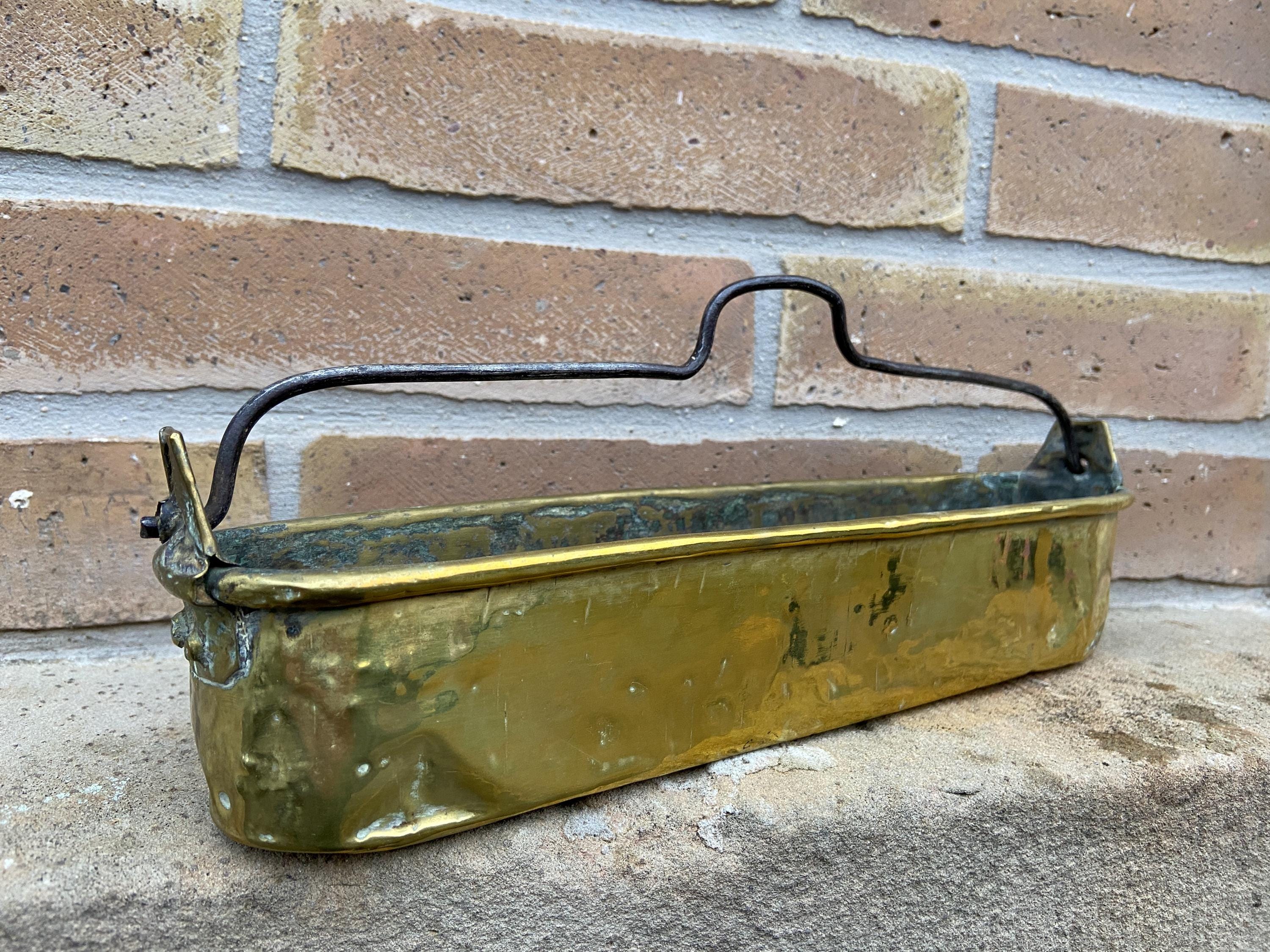 Poissonnière Vintage Blanc émaillé - Compatible Gaz - Longueur 47cm (Réf CM5)