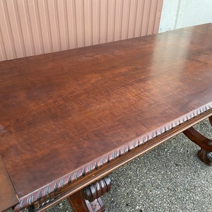 Large extendable Catalan Spanish Renaissance dining table image 3