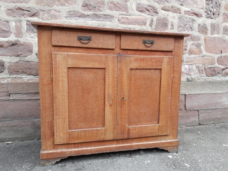 Enfilade spar Elzas Franse cottage buffet keuken dressoir jaren 1920 afbeelding 2