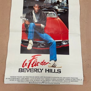 オリジナル 1984 ビバリーヒルズ・コップ ベルギー映画ポスター エディ