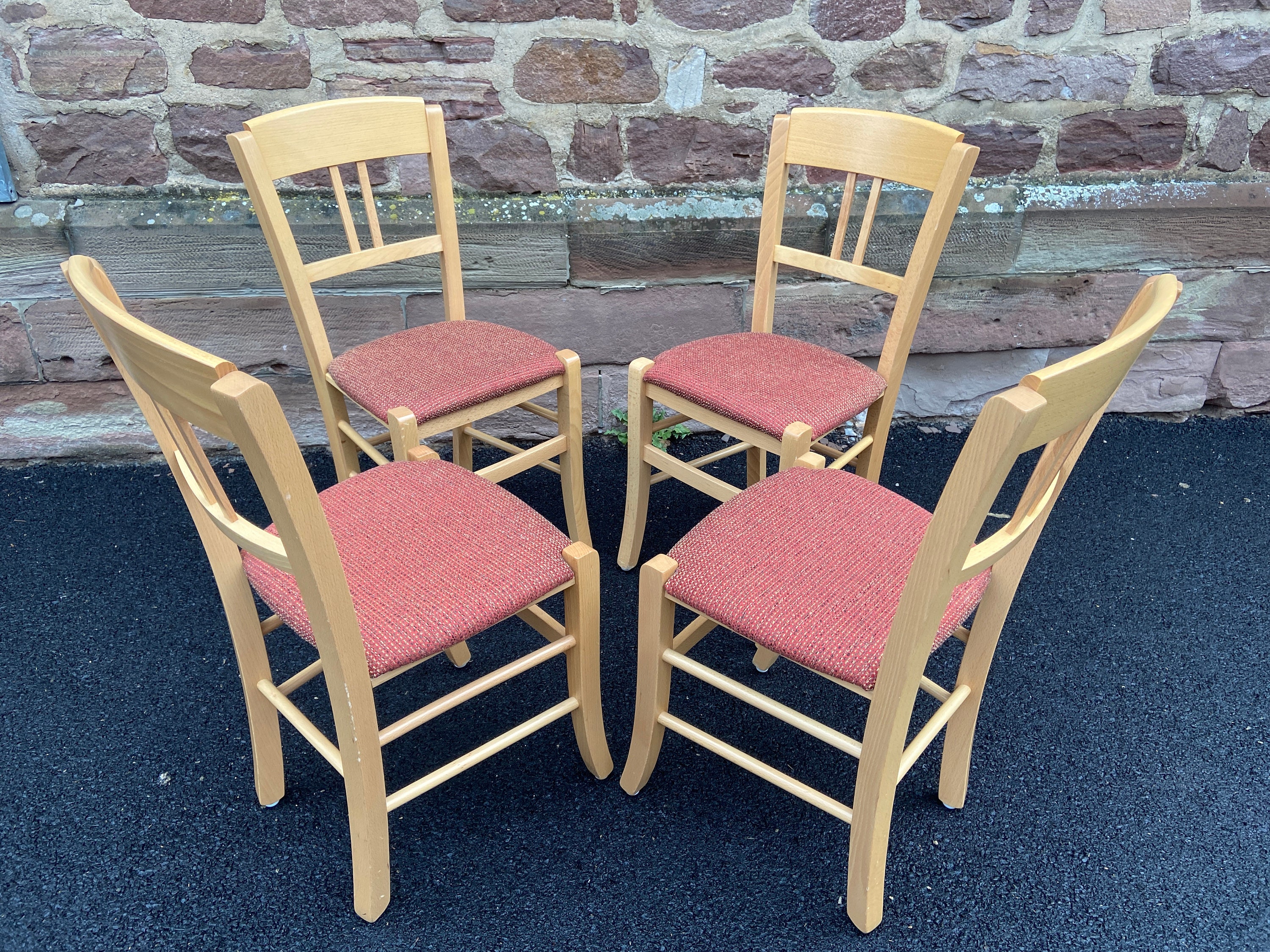 Ref 644 Lot De 4 Chaises