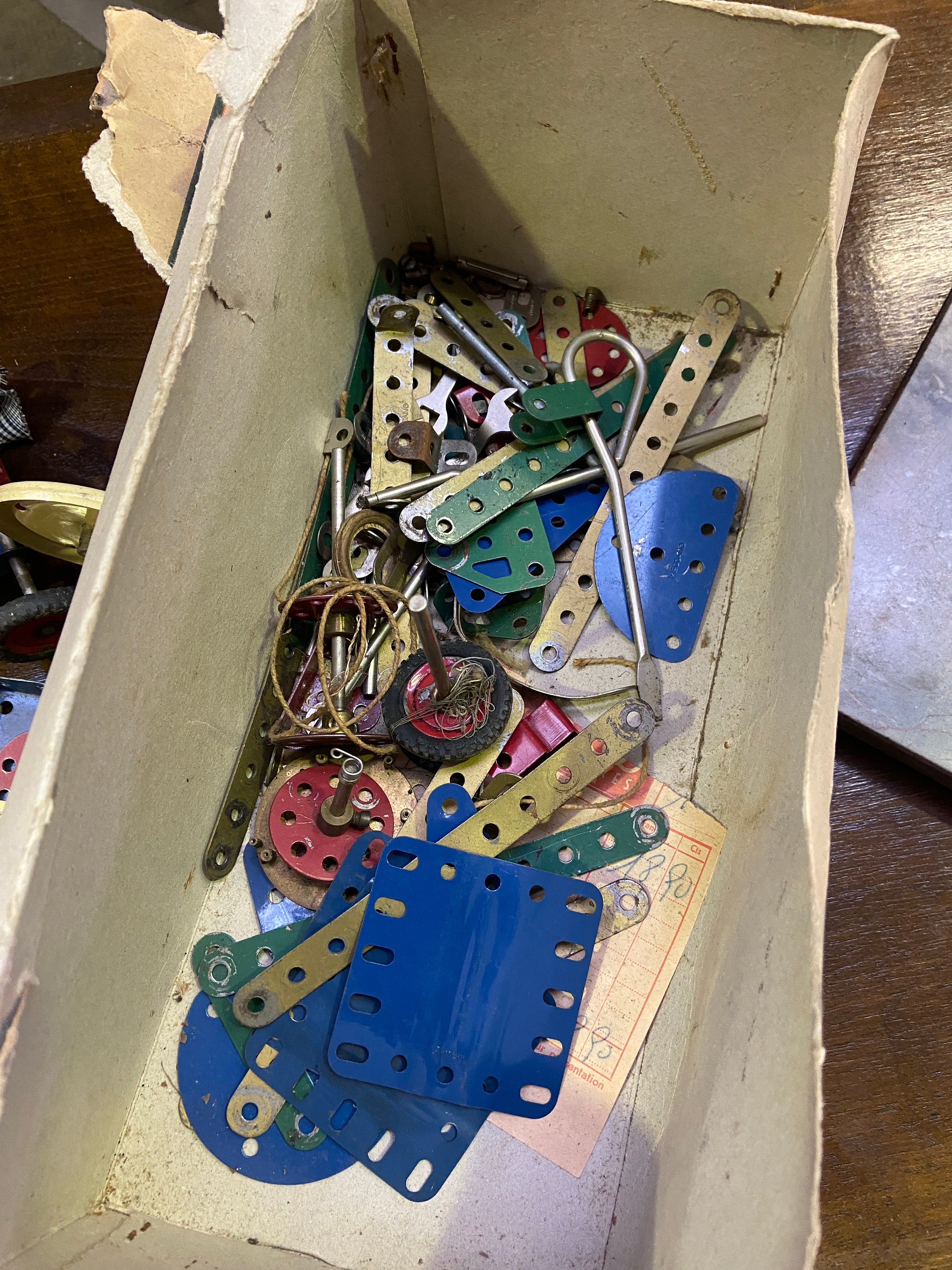 Important lot de Meccano ancien