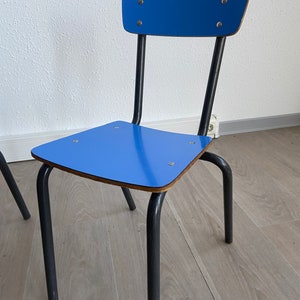 幼稚園スクールチェア Formica 子学校ヴィンテージ 1960 Mullca delagrave フランスベビースクールチェア