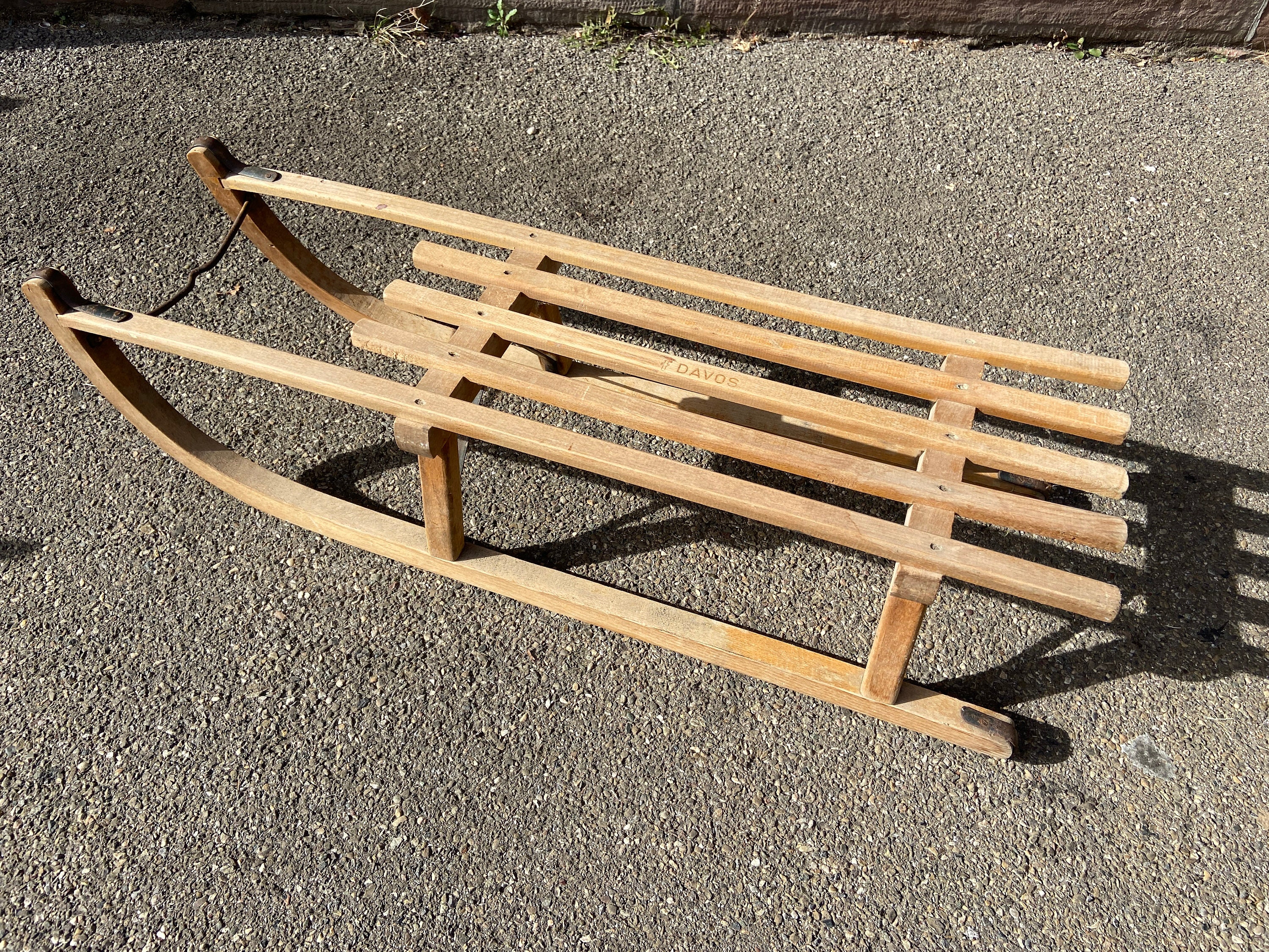 Vintage Davos Sled - Etsy Vintage Davos Sled - Etsy