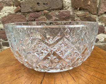 19th Century Crystal Bowl on Foot “baccarat” - Etsy