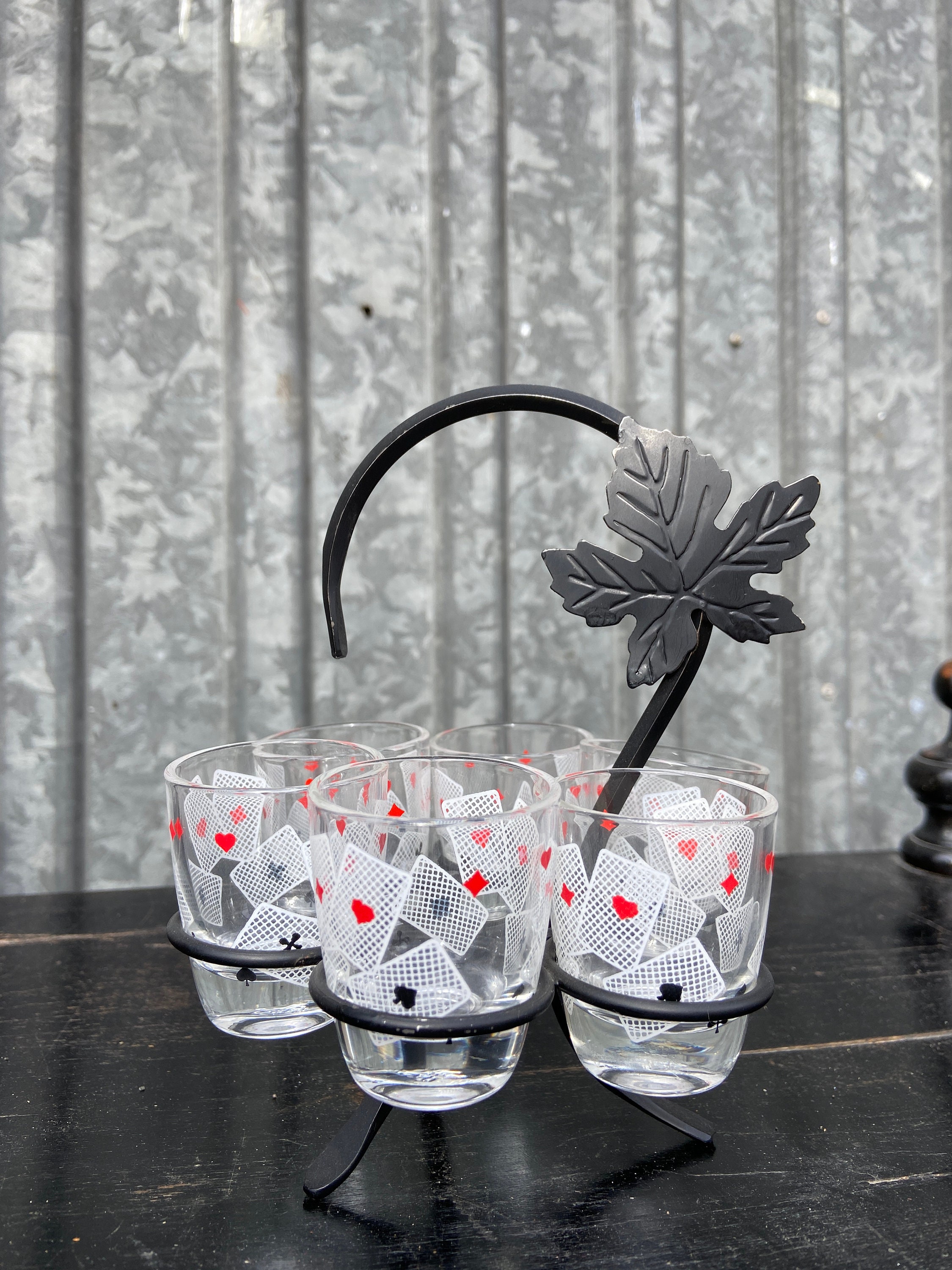 Service à Liqueur Vintage 1960S French Liquor Glass Set