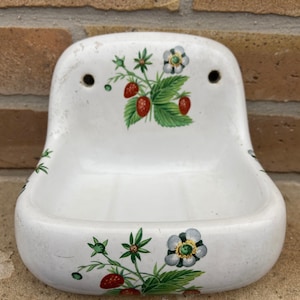 french bathroom ART DECO Soap console soap porcelain Paris 1930/40 shelf shelf console bathroom art deco antique