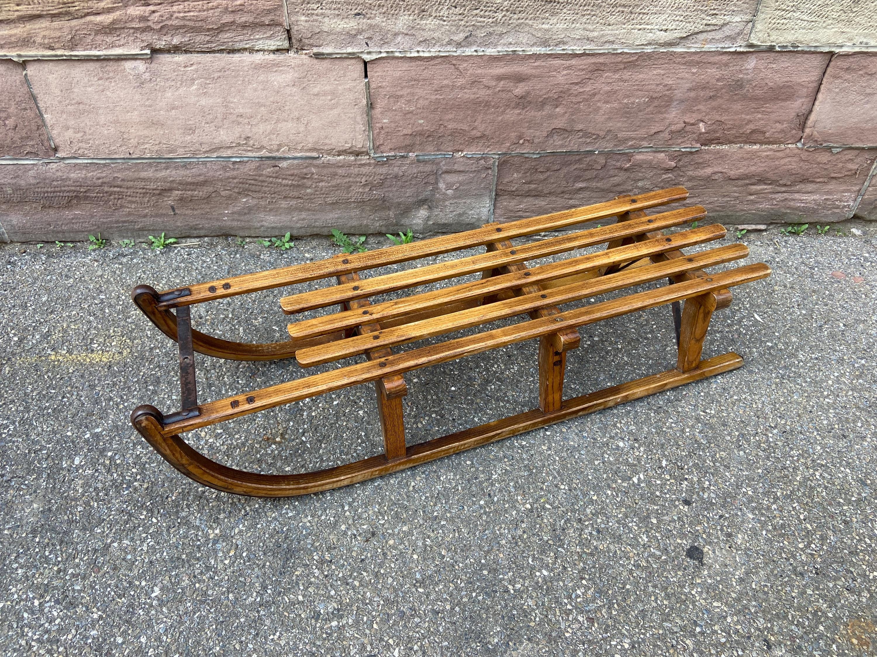 Davos wooden sledge sled ソリ vintage il_fullxfull.2044483029_1pu4.jpg