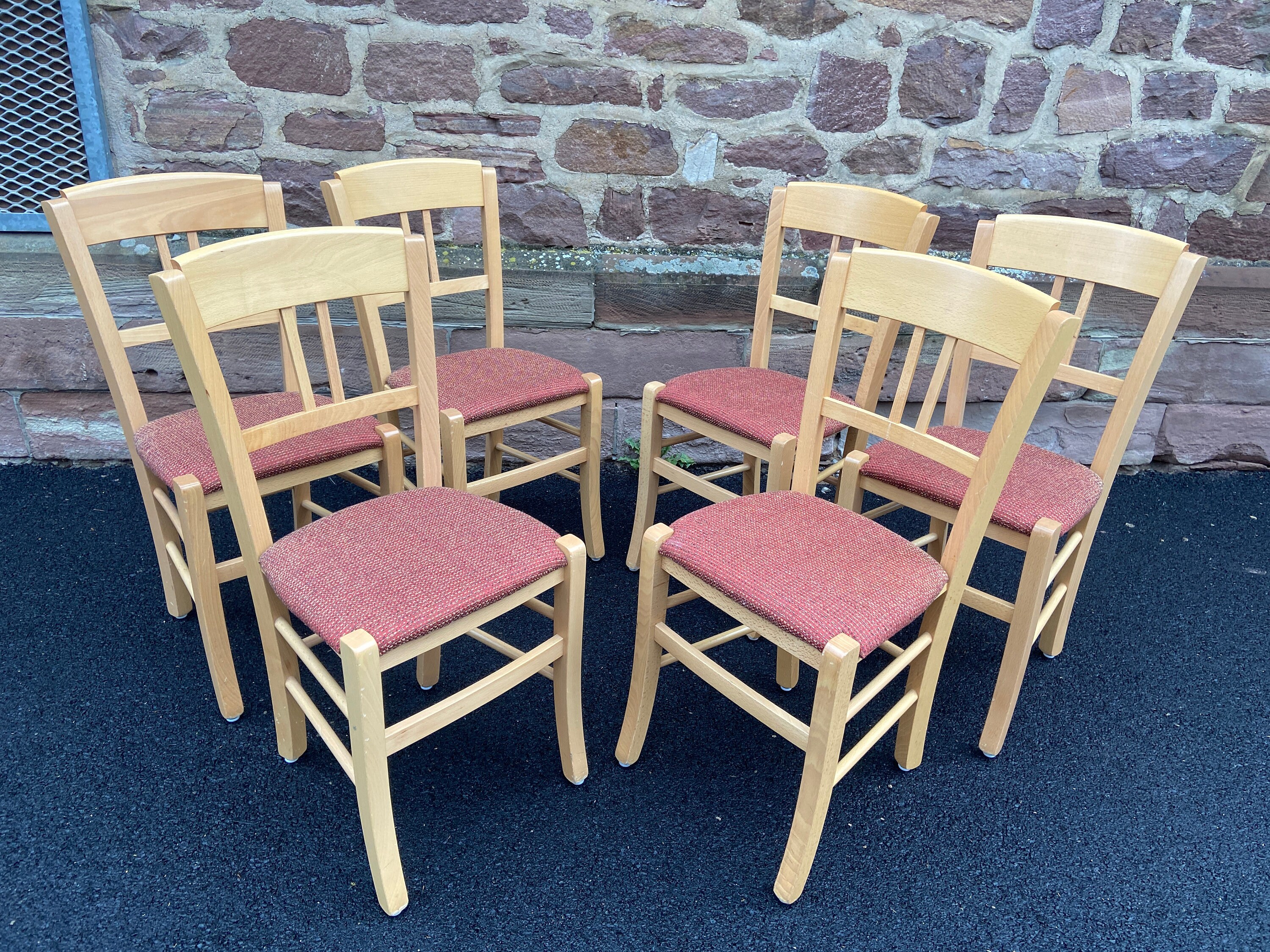 Ref 646 Lot De 6 Chaises