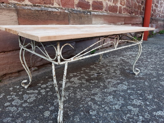 French Vintage Industrial Coffee Table - Old French Coffee Tables French Vintage Industrial Coffee Table - Old French Coffee Tables