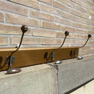 wall coat rack art deco coat hooks 1930 industrial French coat rack wall bohemian