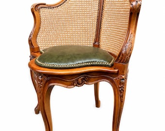 Bürostuhl im Louis XV-Regency-Stil, Französisch, Paris, Jean Boucault, um 1950