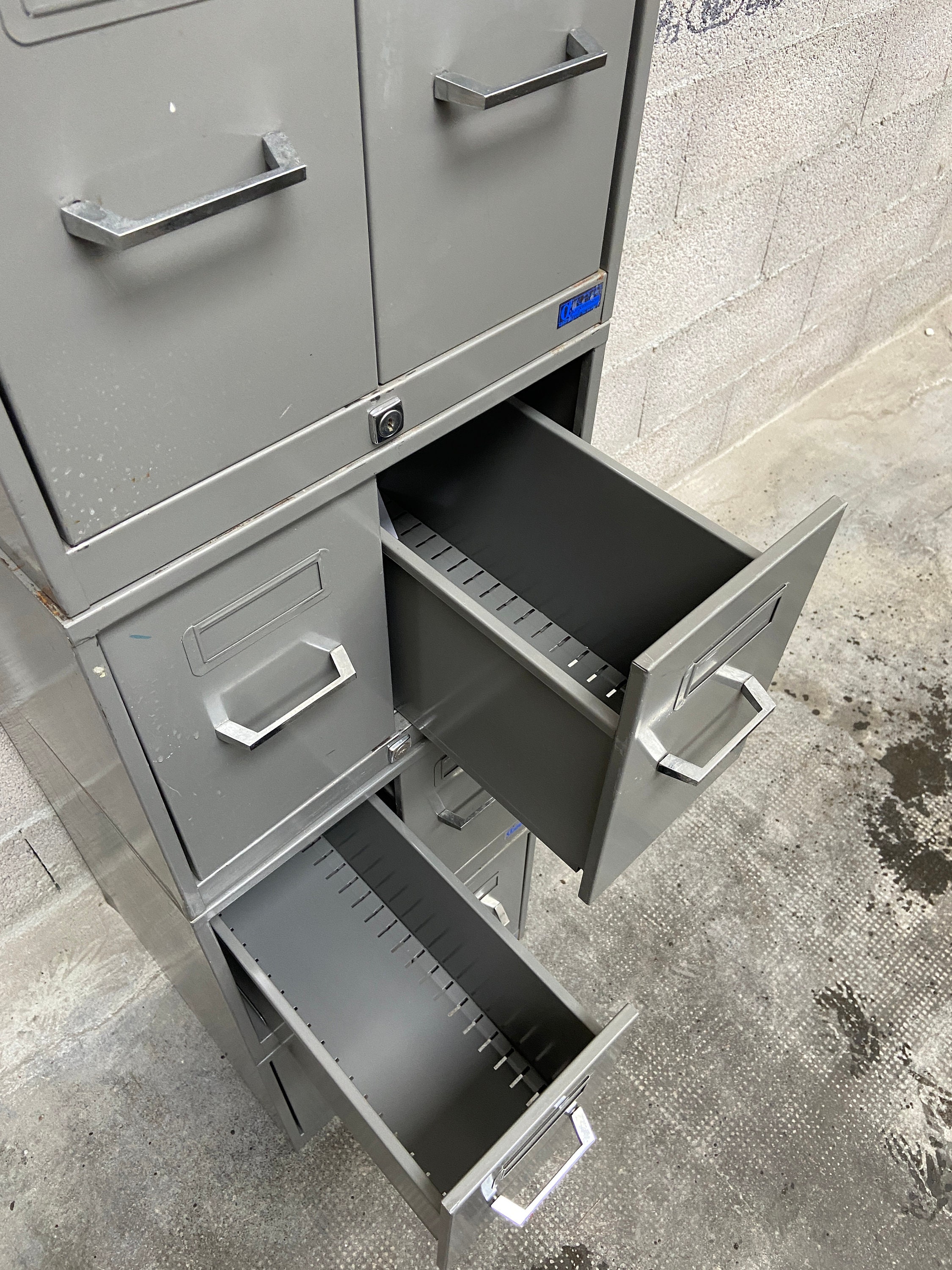 Professional Furniture Modular Filing Cabinet 6 Drawers Metal Filing Cabinet  Industrial 1960s No Strafor - Etsy, image size:2250x3000