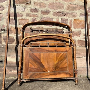 Antique wrought iron bed 1920 Antique French iron BED lit bett