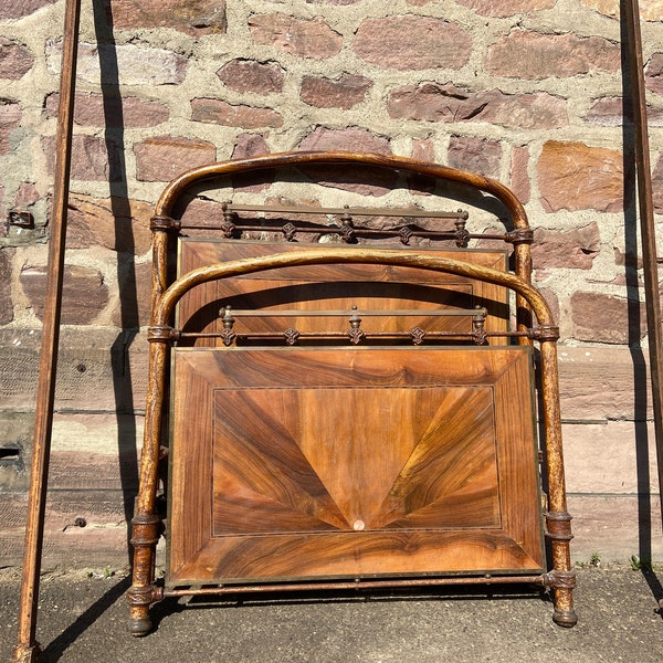 Lit ancien fer forgé 1920 Antique french iron BED lit bett