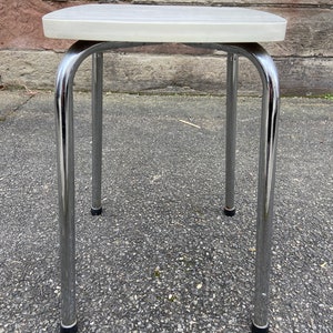 tabouret mid-century formica vintage 1960 french stool
