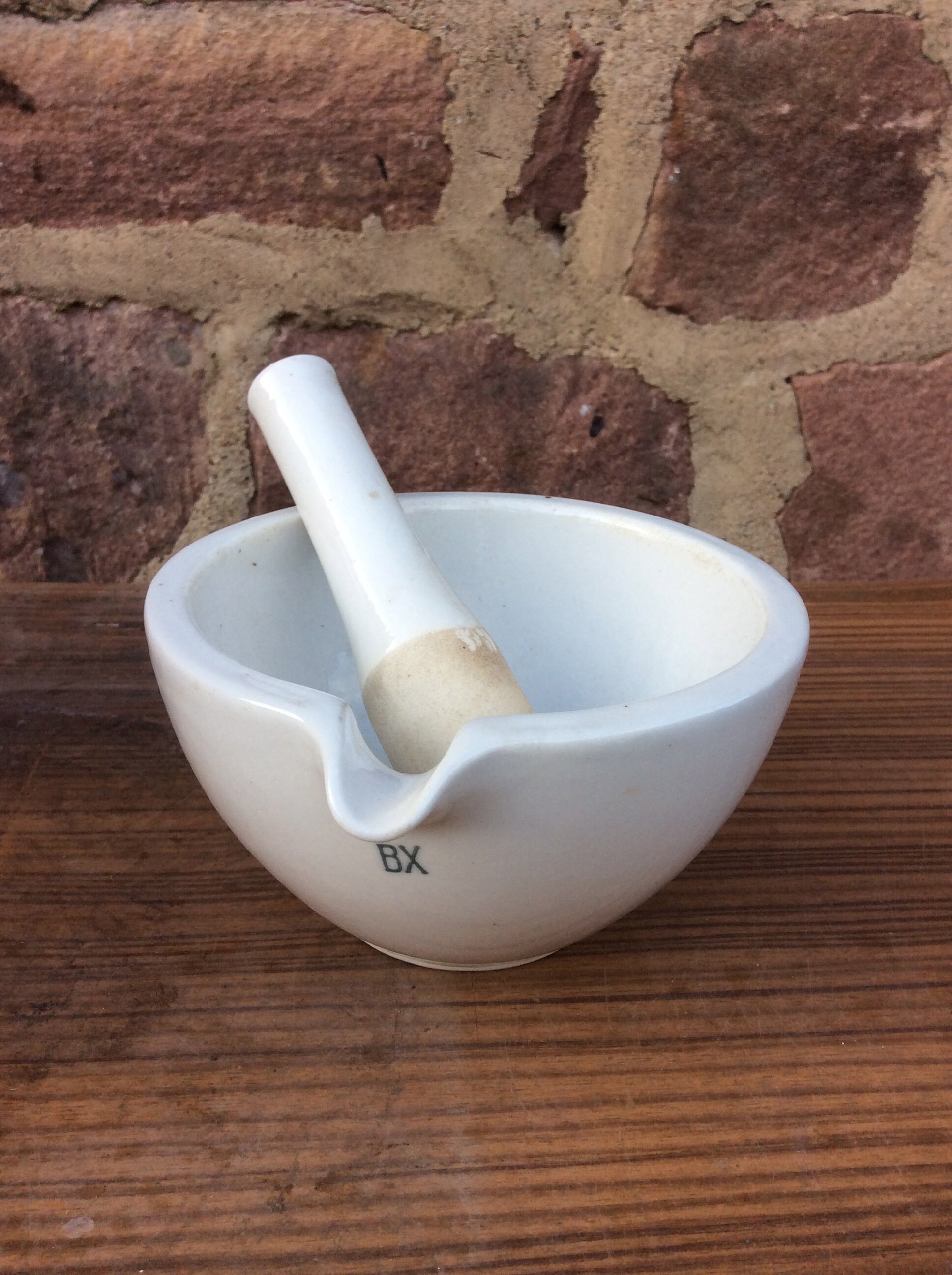 Mortier de Pharmacie Porcelaine Bx 19 Ème