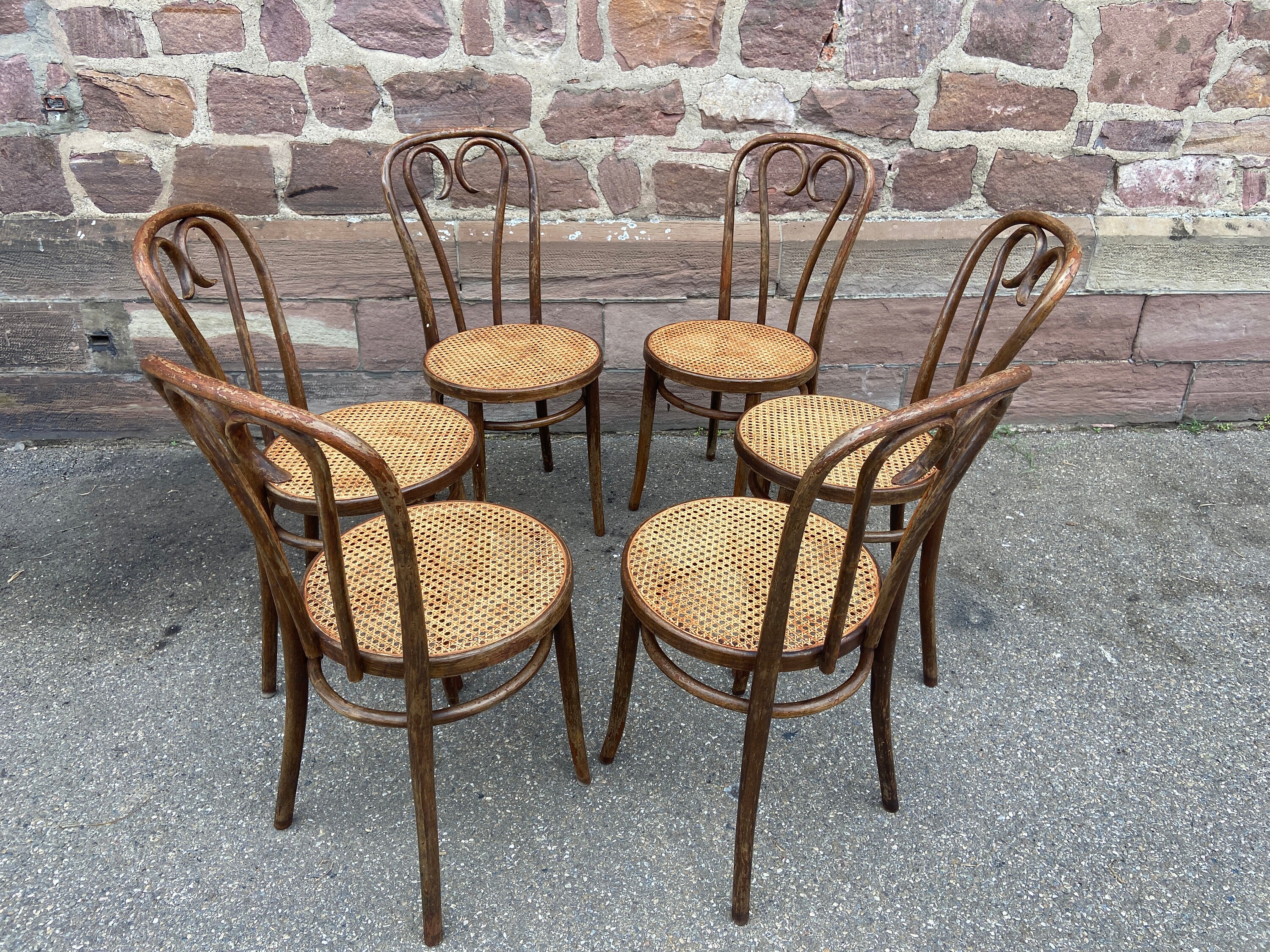 Réf 968 Lot De 6 Chaises