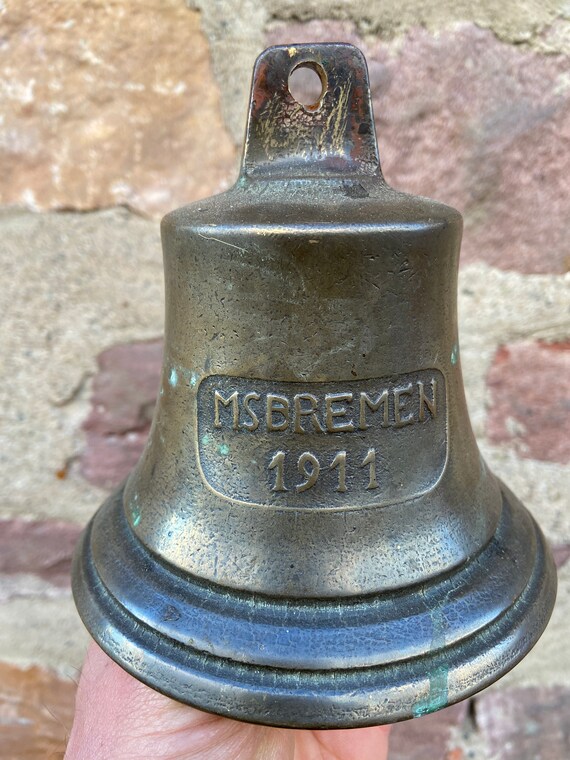 MS　BREMEN　1911　船鐘　号鐘　マリンベル MS BREMEN 1911 船鐘 号鐘 マリンベル