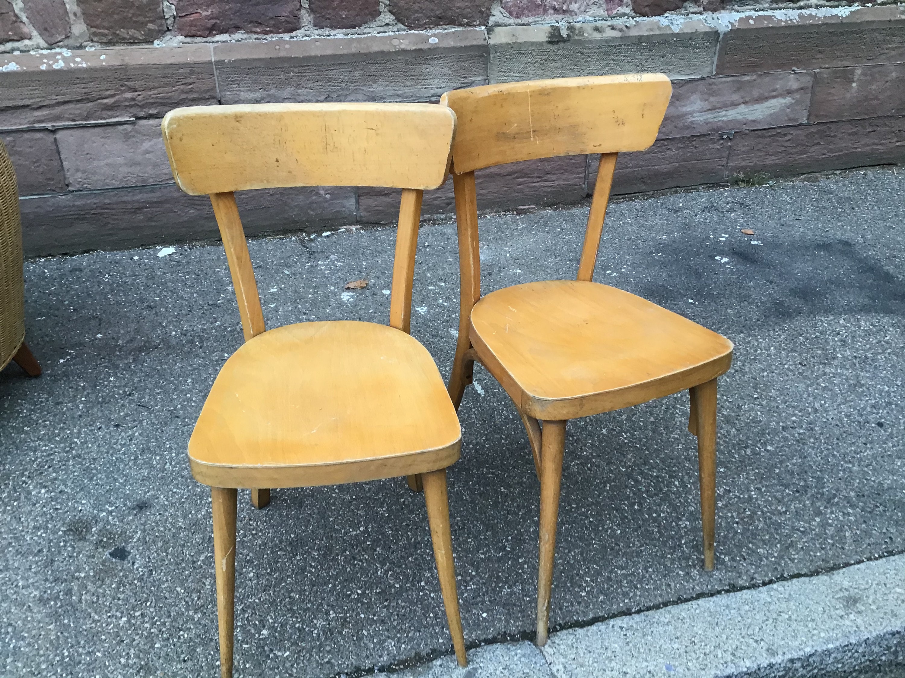 2 Chaises bistrot Baumann