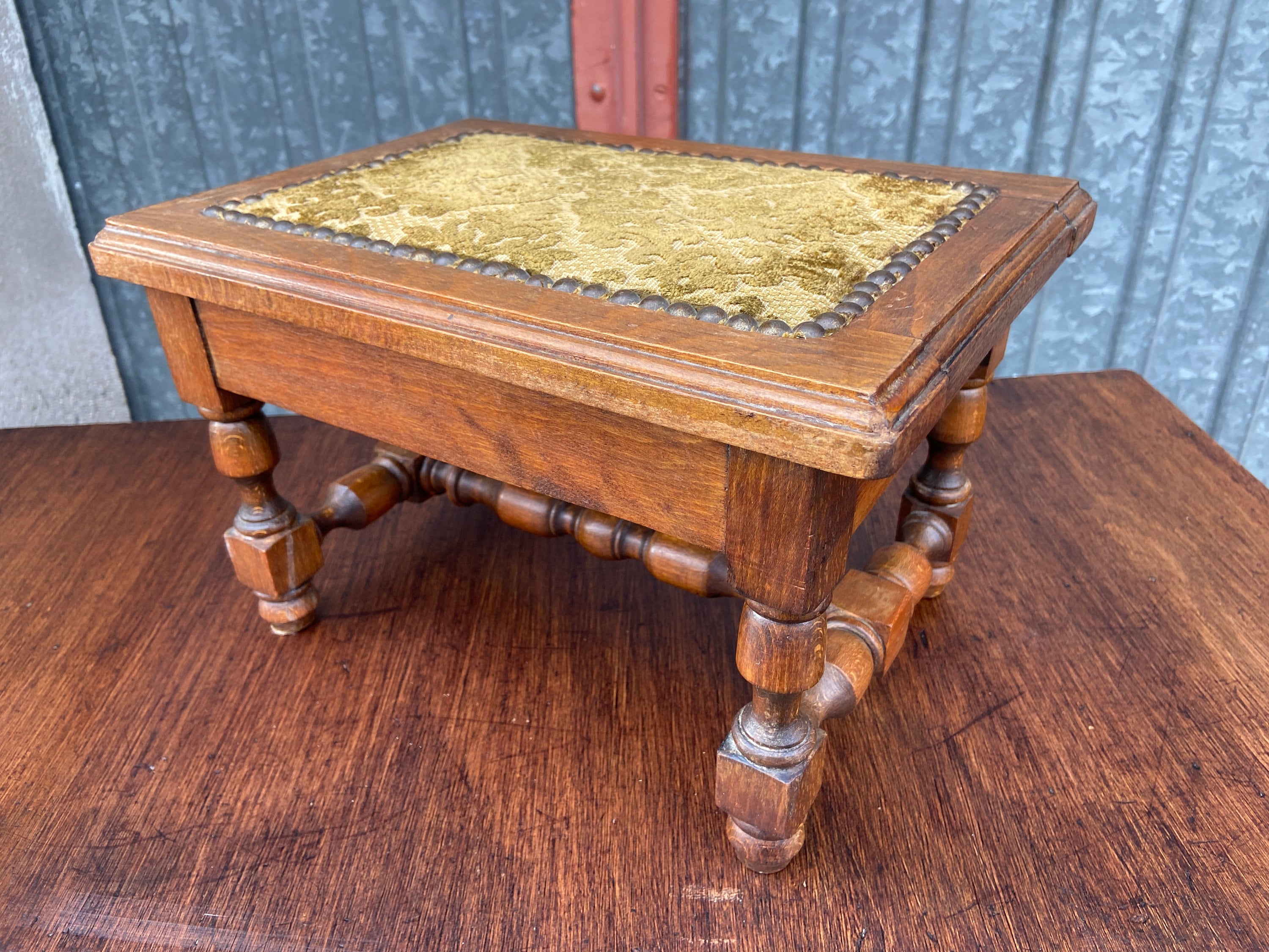 JOLI ANCIEN REPOSE PIED BOIS Et PAILLE XXe Déco Collection Meuble Ancien D Imgx500 6696