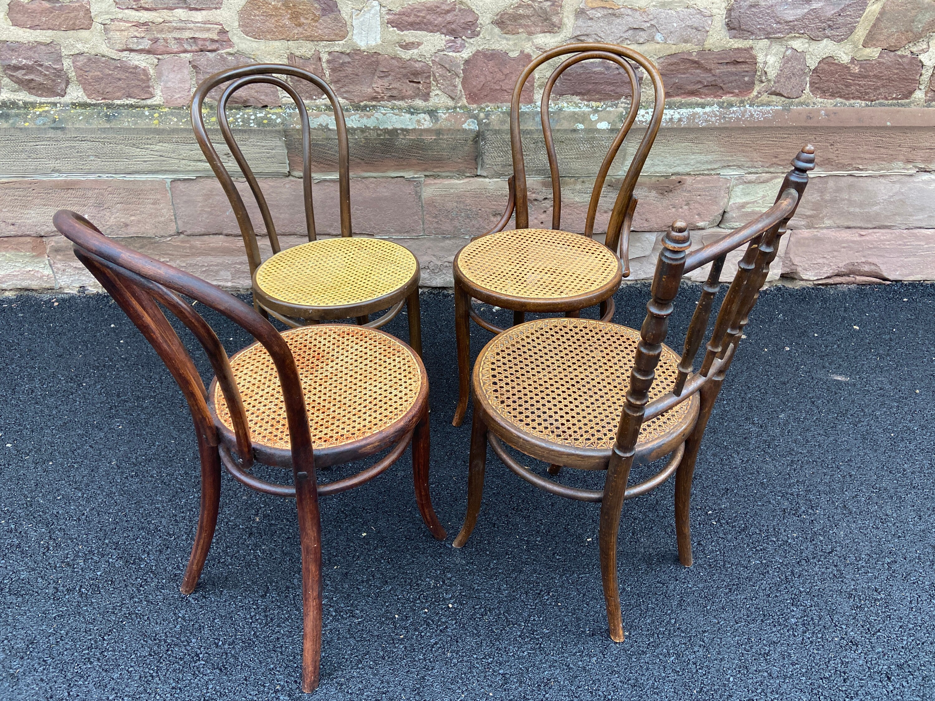 Réf 672 Lot De 4 Chaises
