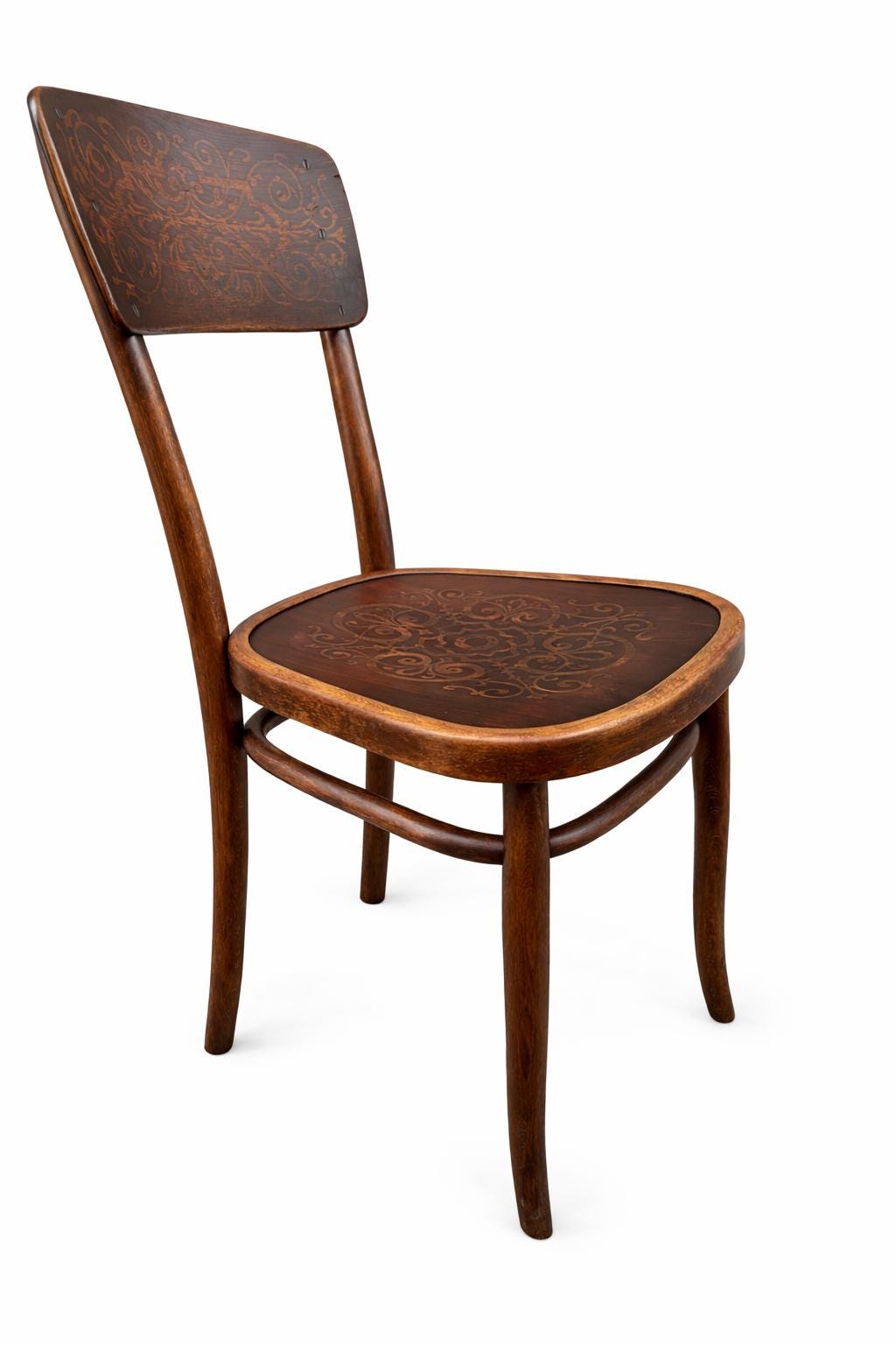 Chaise Bistrot Bois Courbé Viennoise Austria Thonet Nr 57 Bugholzstuhl Bistro Tuna Chairs Bentwood 1900 Sitzmaschine