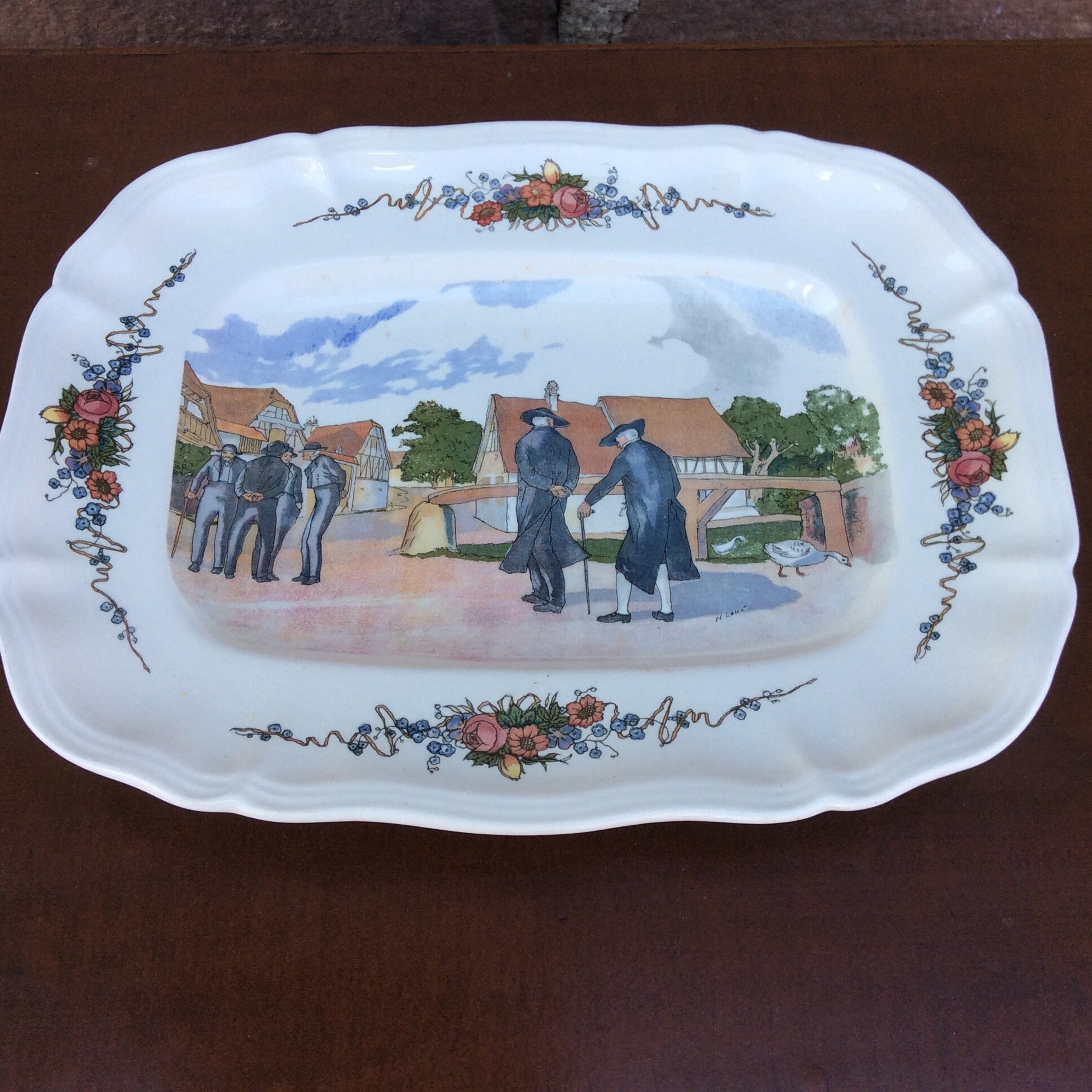 Plat à Viande Obernai Sarreguemines Loux