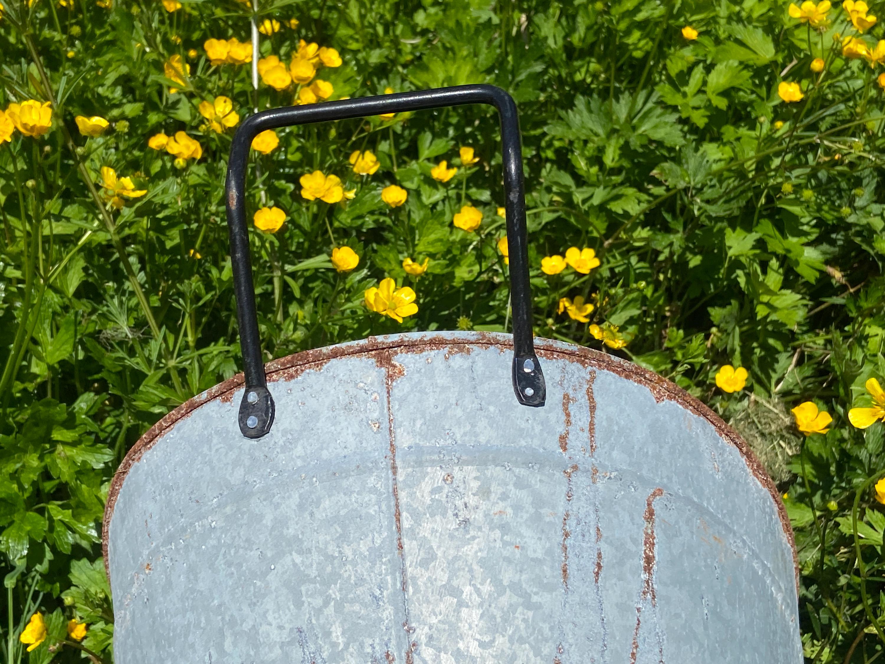 Lessieveuse Bucket Bassine lessiveuse Galvanisé zinc baignoire vintage bac à fleurs - Etsy ...