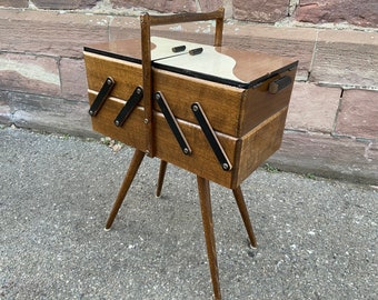 Art worker Deco vintage Scandinavian sewing box sewing box 1950
