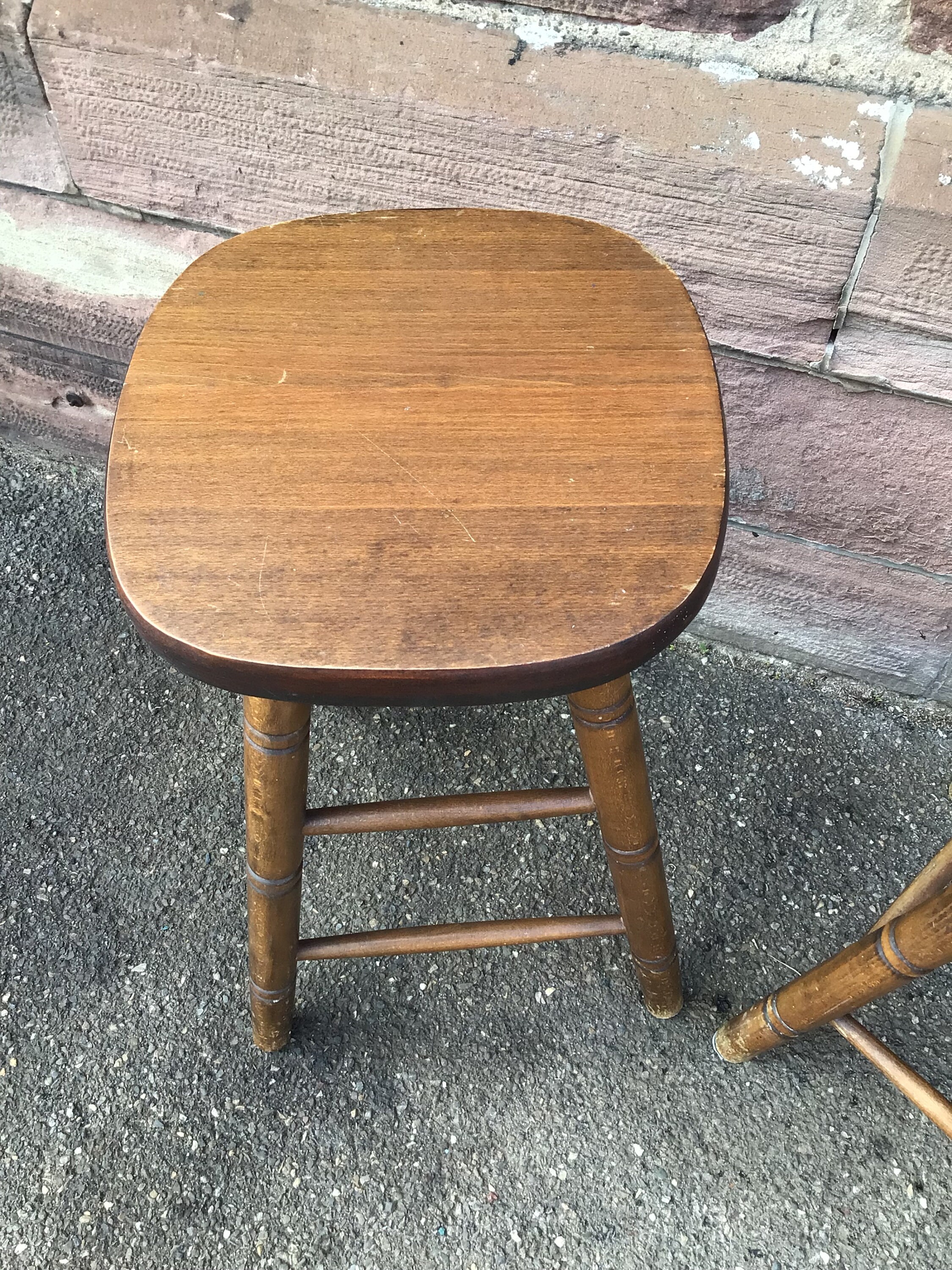 Wooden Bar Stool 1970 Bentwood Stool Thonet Barstool - Etsy