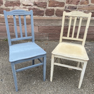 2 Chaises francaise vintage Art Nouveau 1910s French Jugendstil Stühle french chairs shabby chic dismatch