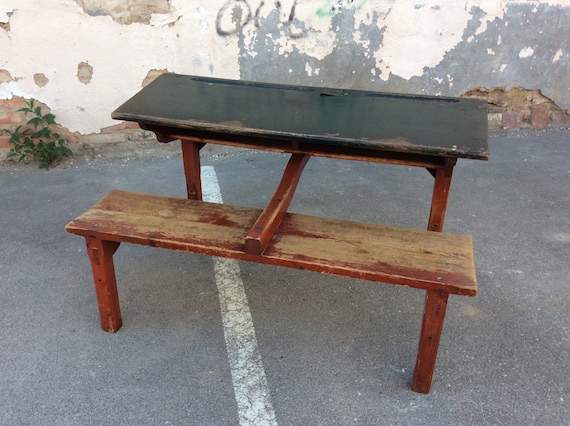 Vintage outlet industrial bench