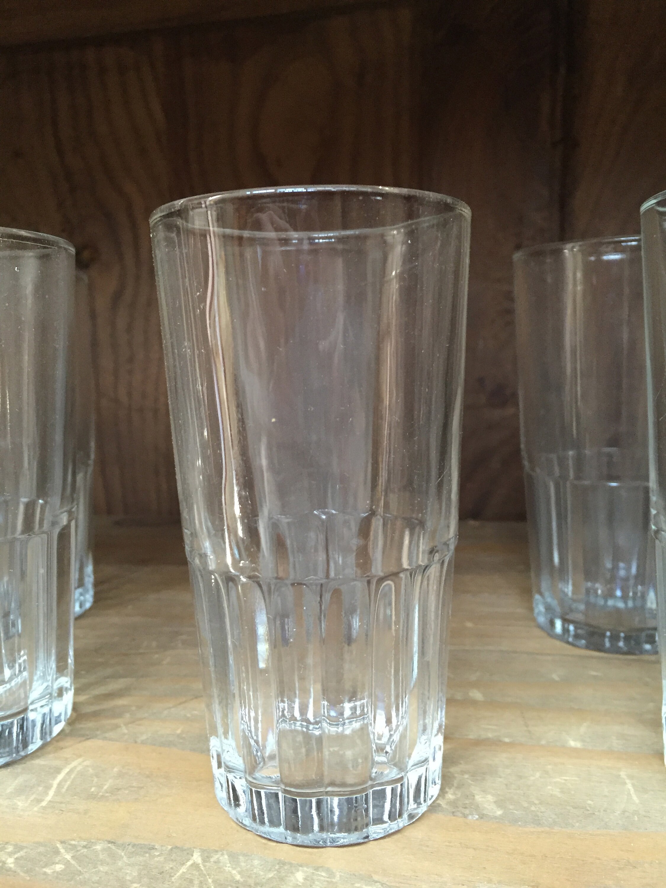 Verres à Facettes Bistrot Troquet Bar Vintage French Old Pub Glass