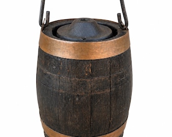 small vintage Alsace wine barrel