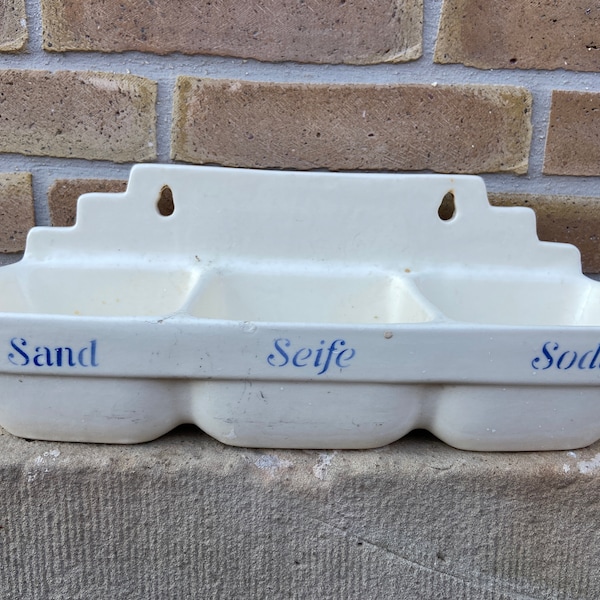 German Soap porcelain shelf shelf soap console art deco antique